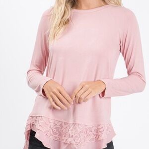 Pink Long Sleeve Shirt